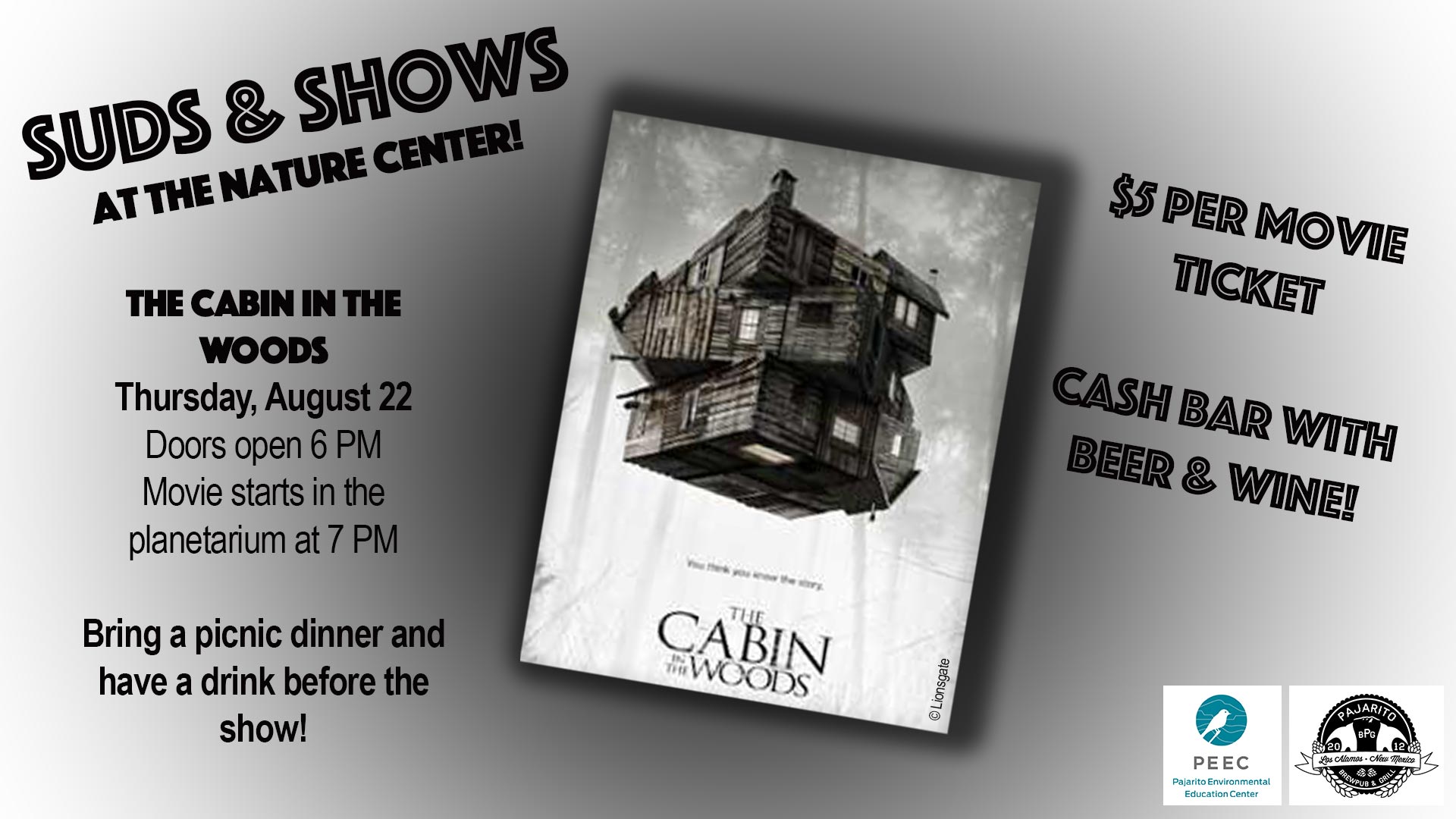 Watch ‘The Cabin In The Woods’ Thursday In The Nature Center