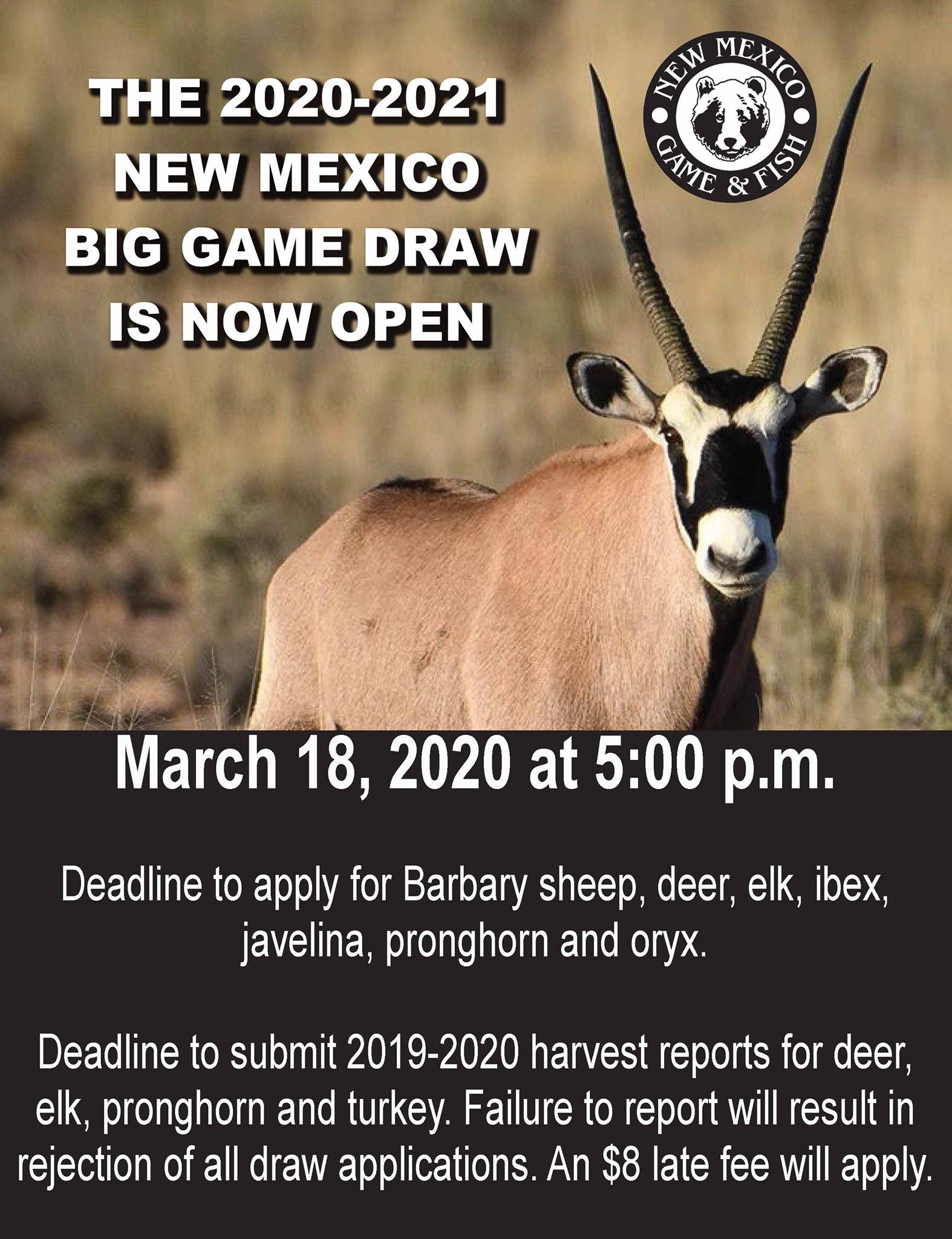 The Hunt Is On New Mexico s 2020 2021 Big Game Draw Is On Schedule