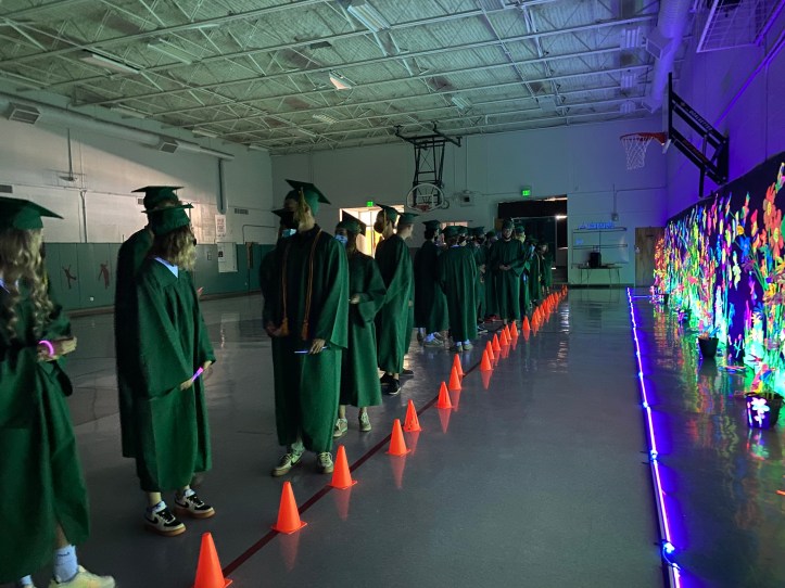 Pinon Elementary School Welcomes Former Students Graduating From Lahs