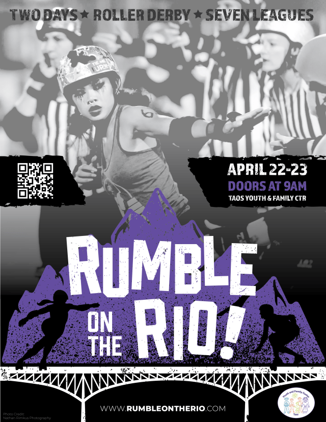 First Annual Rumble On The Rio Roller Derby Tournament In Taos This Weekend Includes Los Alamos Teams - Vimarsana News