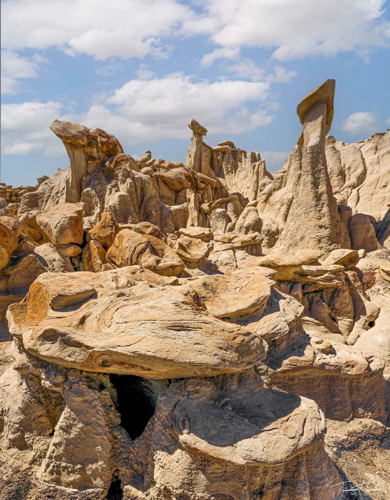 Paint Palette Hoodoo At Bisti/DeNaZin Wilderness Los Alamos Reporter