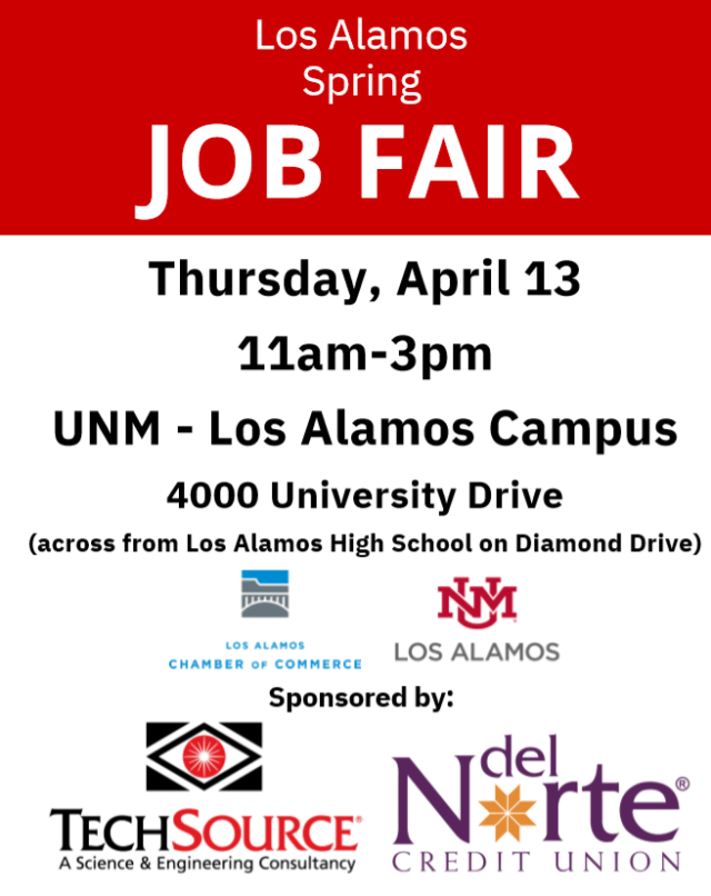 50+ Employers To Chat With At April 13 Los Alamos Spring Job Fair At UNM-LA - Vimarsana News