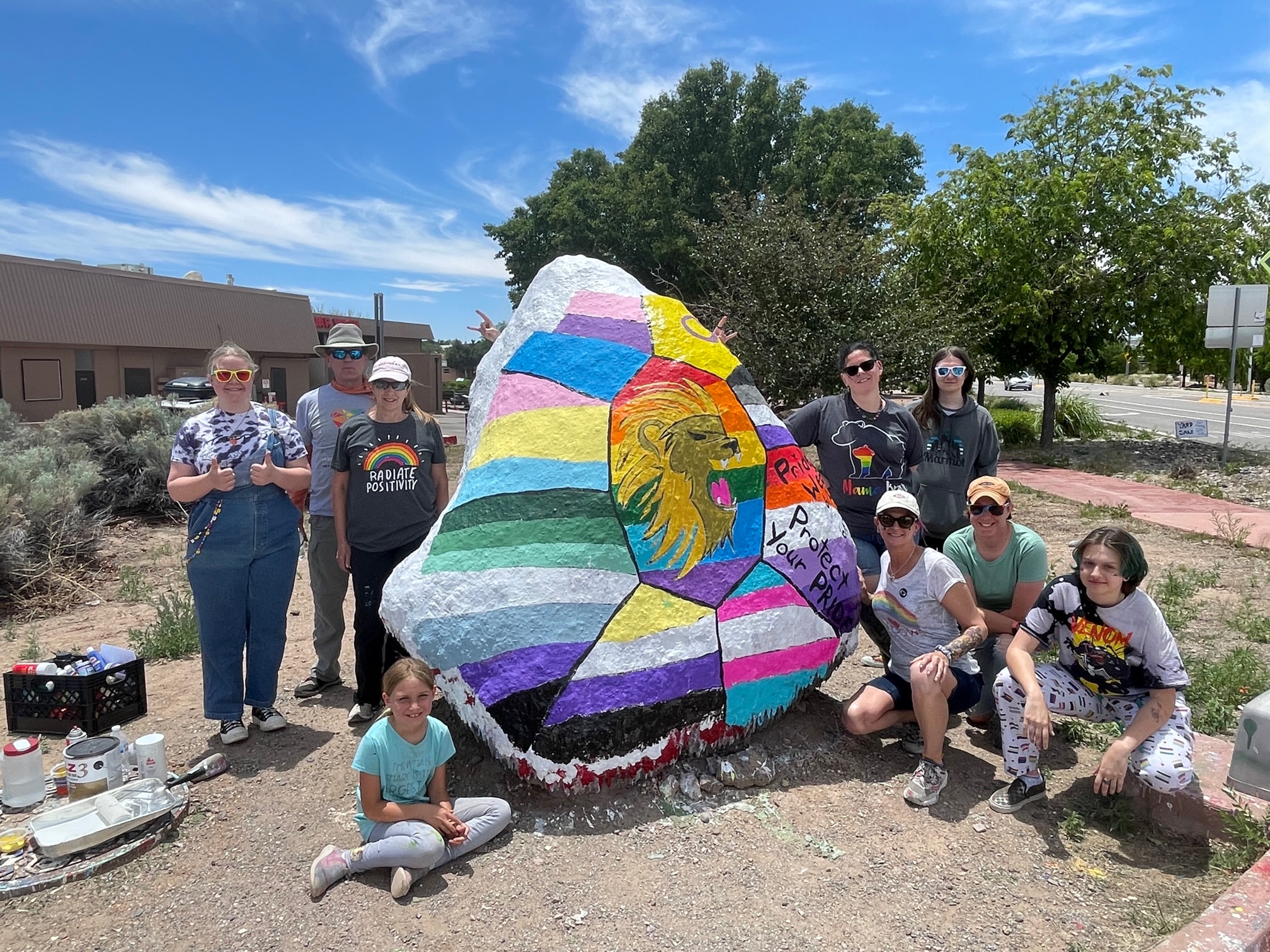 ‘White Rock Rock’ Painted By Community Members Saturday As Part Of ...