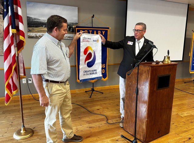 New Rotary District Governor Richard Haas Visits Local Club - Vimarsana News