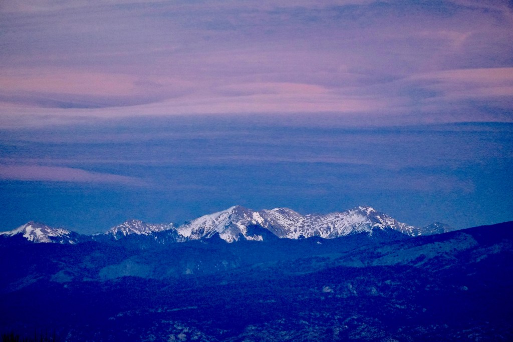 Sunday Sunset Over The Sangre De Cristo Mountains – Los Alamos Reporter
