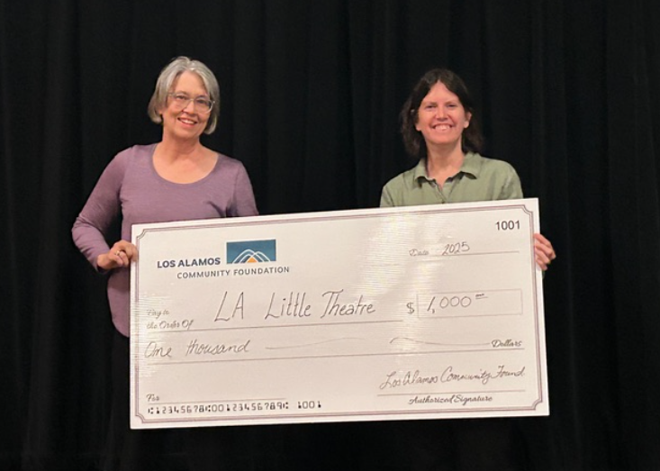 Los Alamos Community Foundation Surprises Los Alamos Little Theatre
