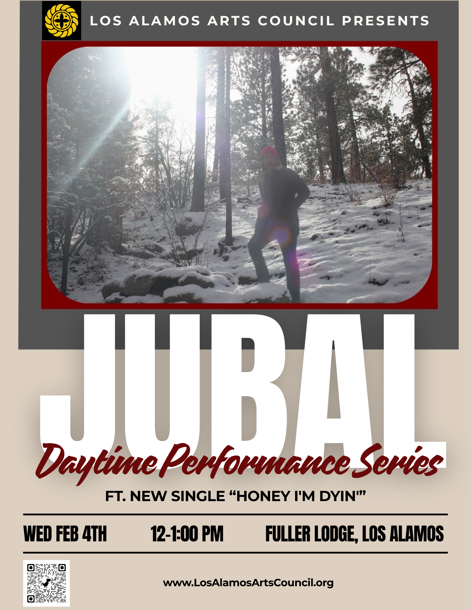 Arts Council Presents Free Lunchtime Concert By Local Folk Artist Jubal Feb. 4