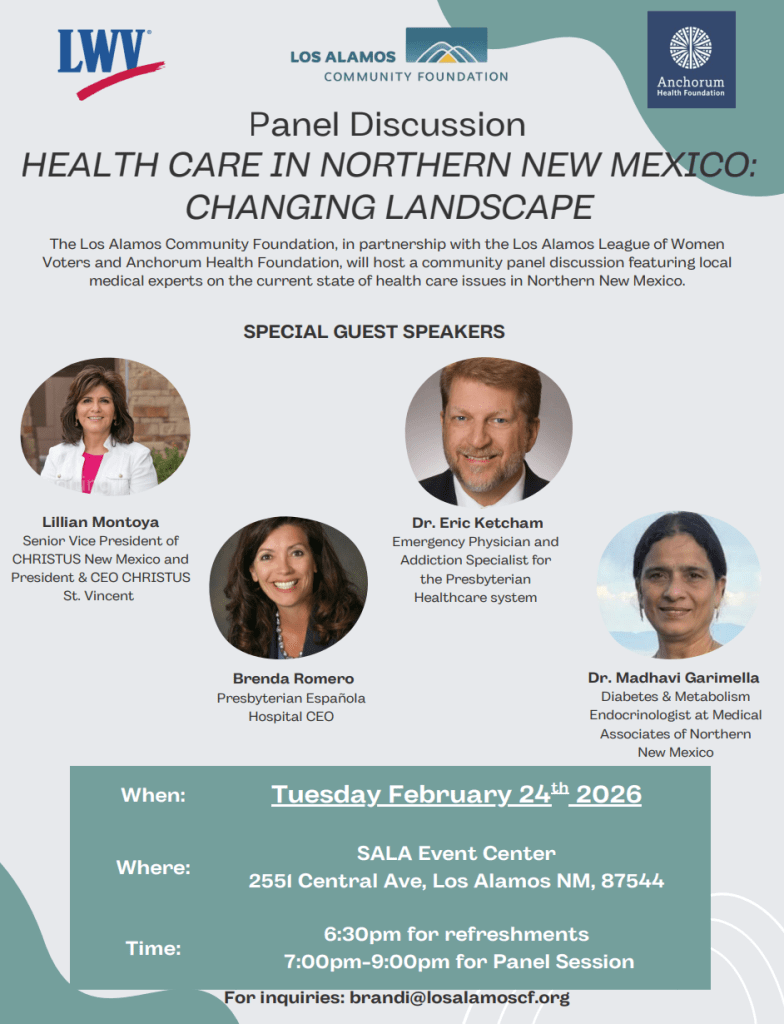 Community Invited To Feb. 24 Panel Discussion On Changing Landscape Of Health Care In Northern New Mexico