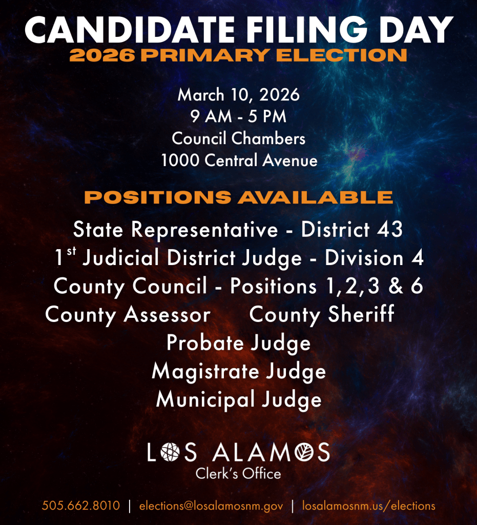 2026 Primary Election Candidate Filing Day Is Tuesday, March 10 – Los ...