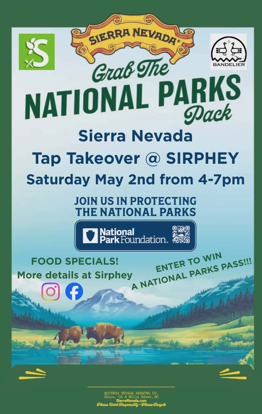 Sirphey At Bandelier To Host Sierra Nevada Tap Takeover May 2: A Celebration Of Trails, Conservation, And Craft Beer