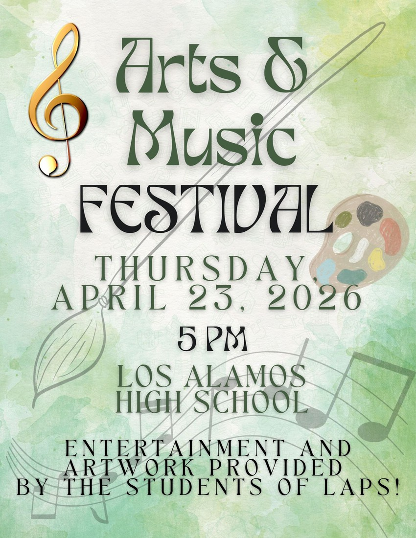 Los Alamos High School To Host Arts & Music Festival  Thursday, April 23