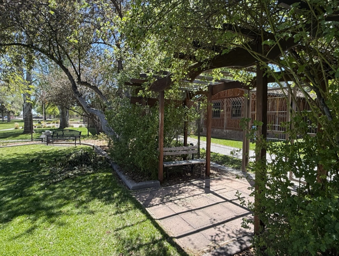 Los Alamos Memorial Rose Garden Sports New Fence