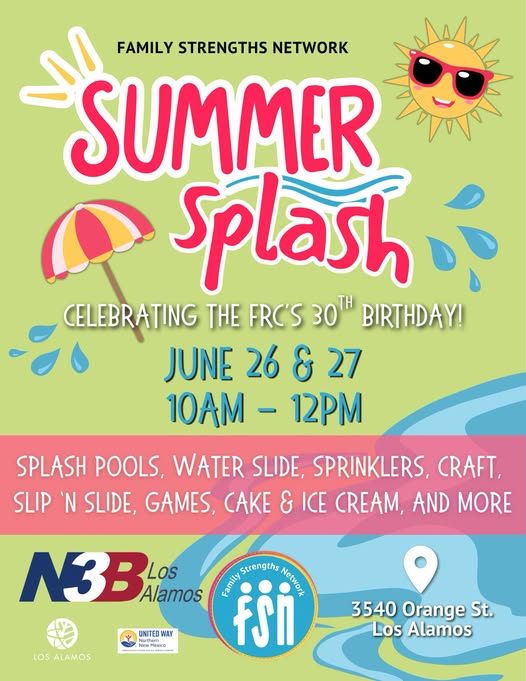 Family Strengths Network's Summer Splash Is June 26 & 27