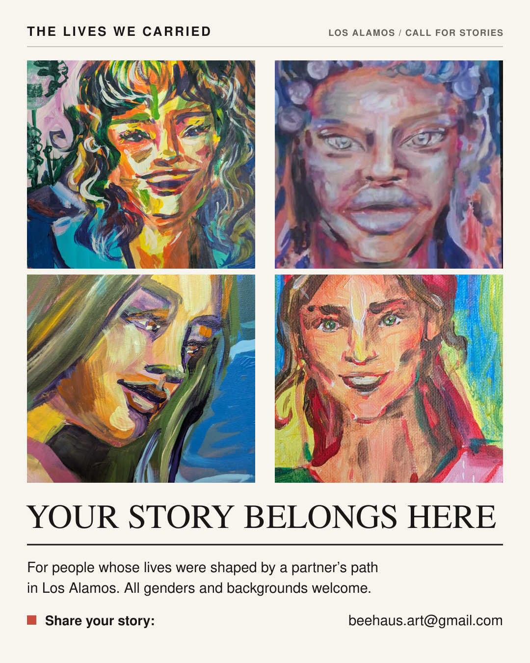 The Lives We Carried: A Call For Stories From Los Alamos