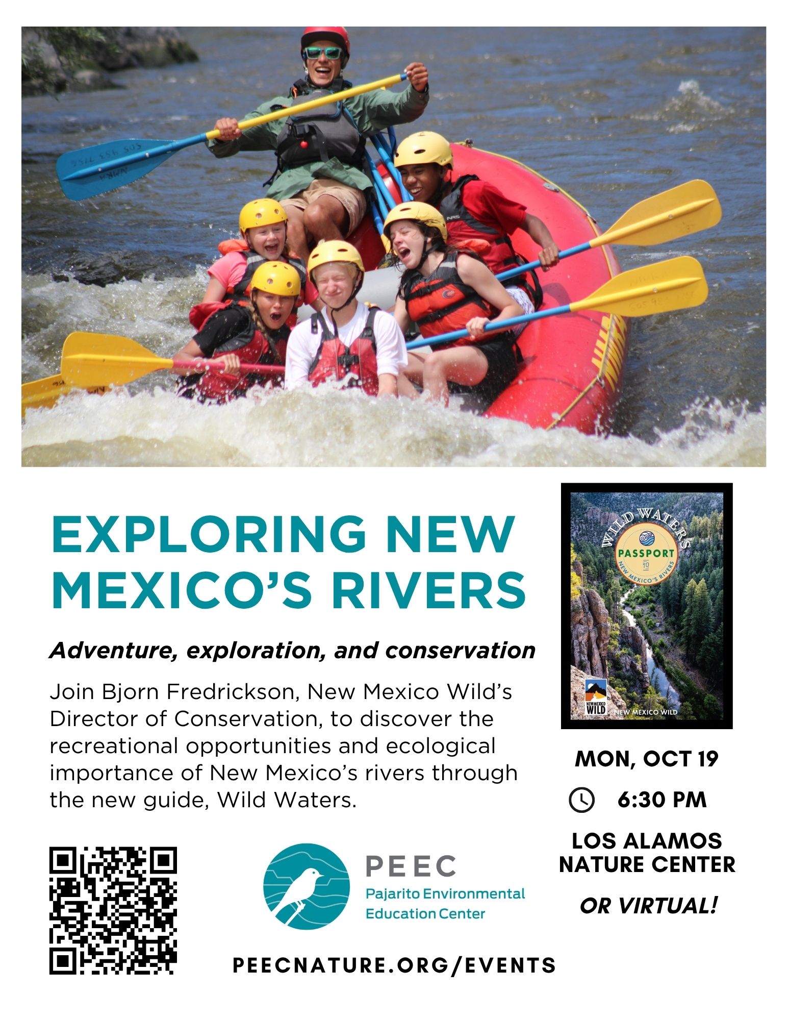 PEEC: New Mexico Wild And PEEC Present ‘Exploring New Mexico’s Rivers Oct. 19