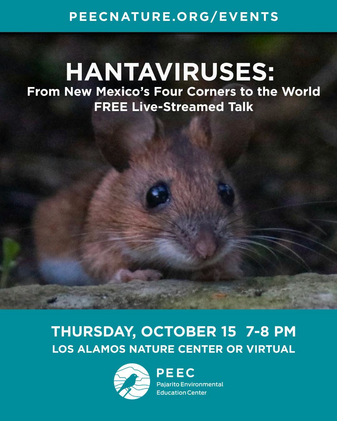 PEEC to host hantavirus public program at Los Alamos Nature Center