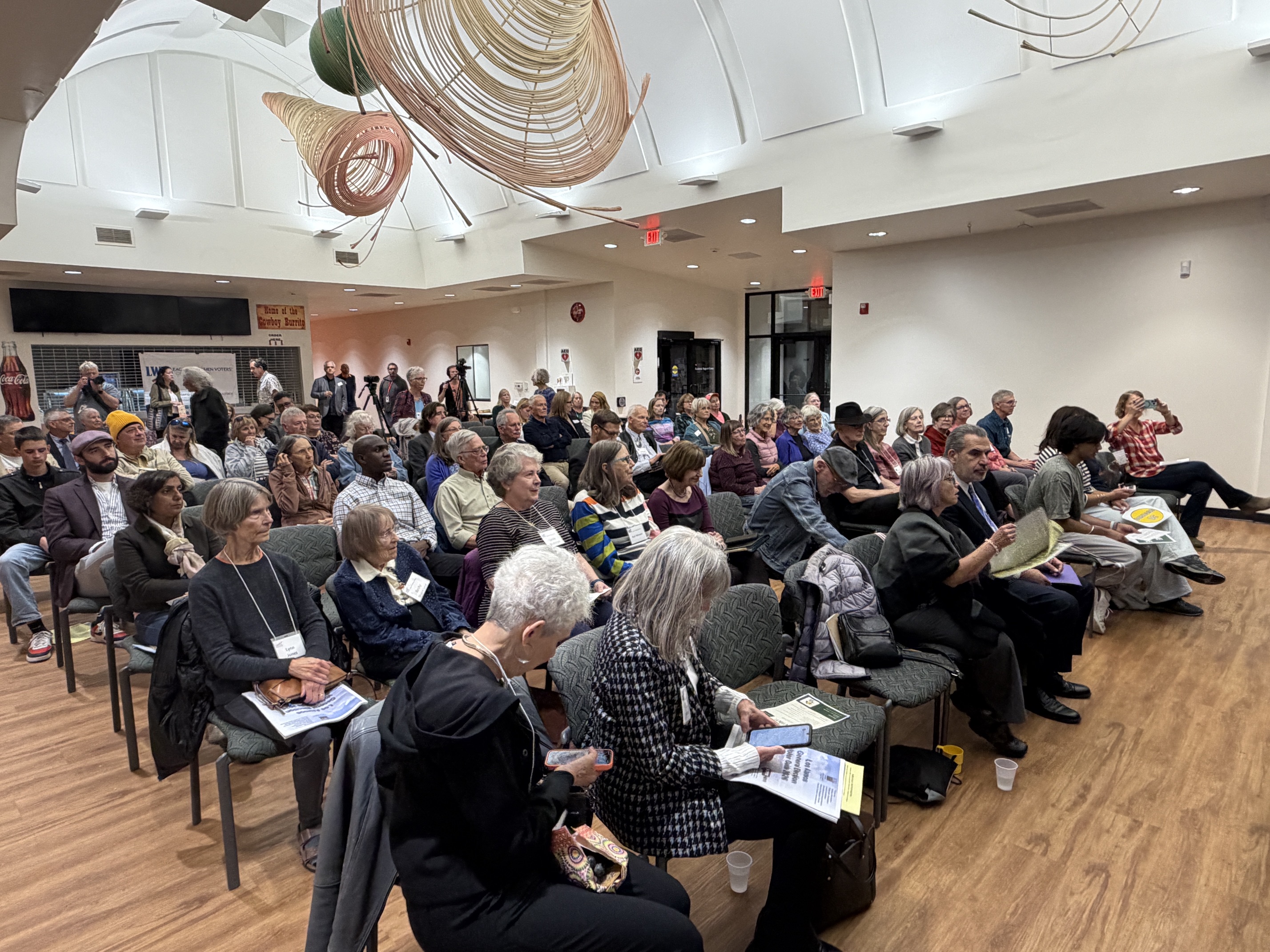 Scenes From League Of Women Voters Candidate Forum At UNM-LA
