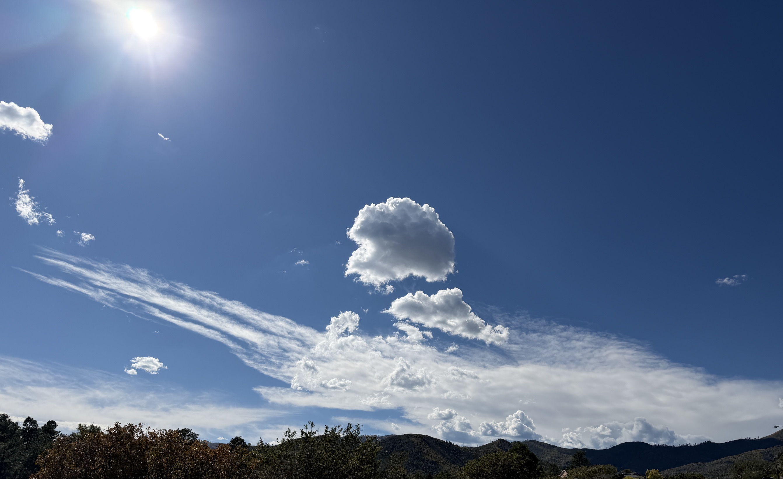 Crazy Clouds Over Los Alamos Wednesday Afternoon