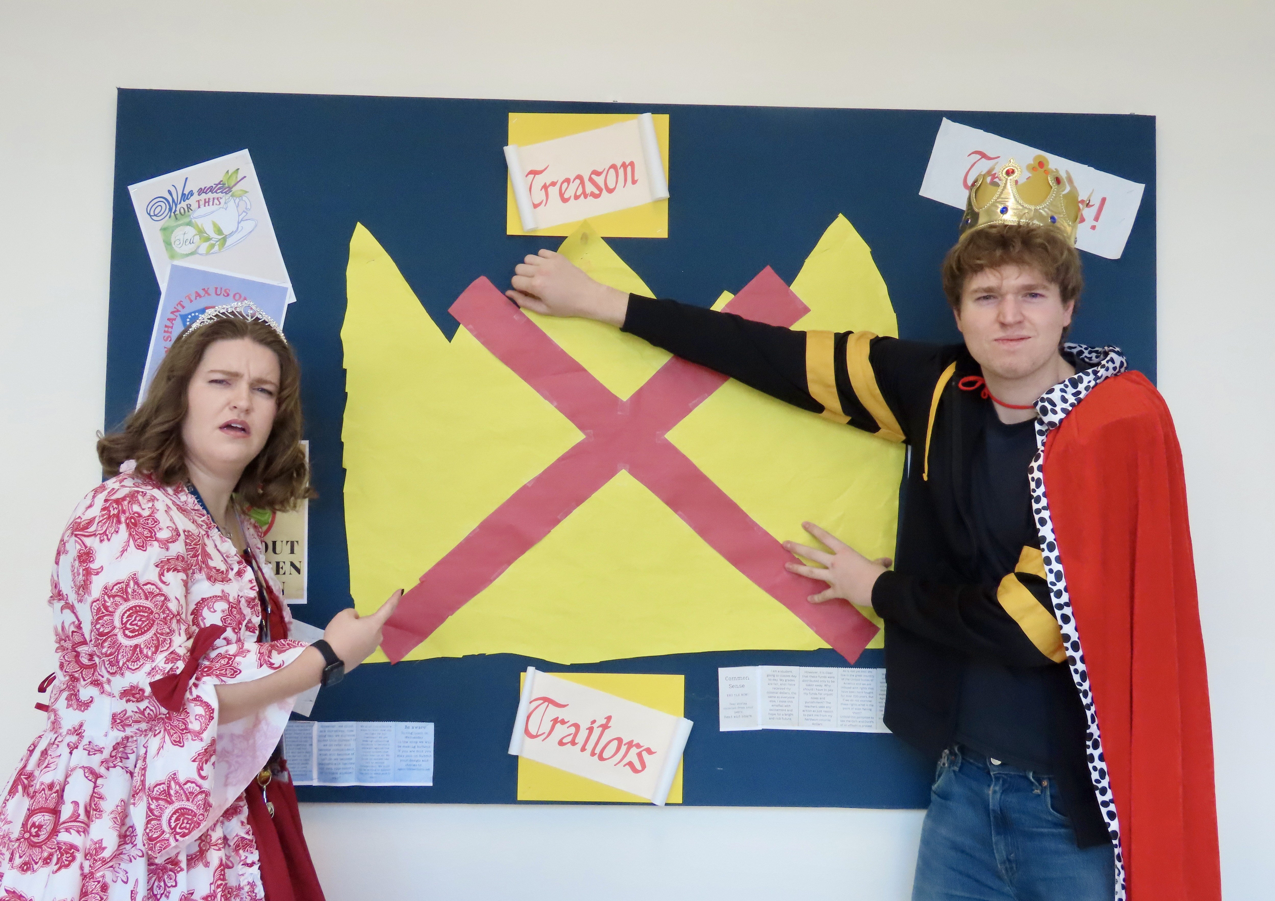 Los Alamos Middle School Social Studies Teachers Bring History To Life As Students Experience Taxation Week!