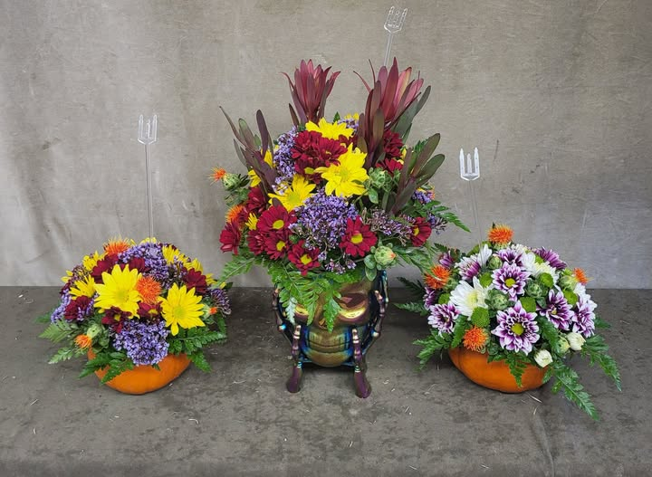 Get Your October On With A Floral Pumpkin From Flowers By Gillian