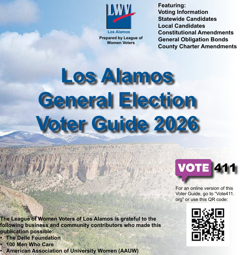 LWV: Read The Los Alamos 2026 General Election Voter Guide