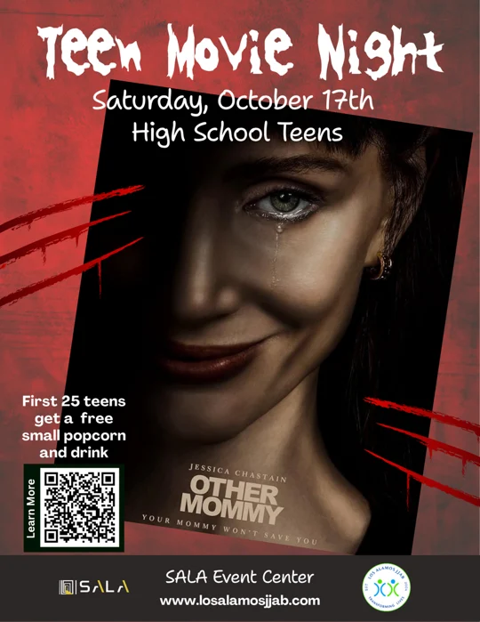 Los Alamos JJAB To Host Teen Movie Night Saturday Oct. 17 At SALA