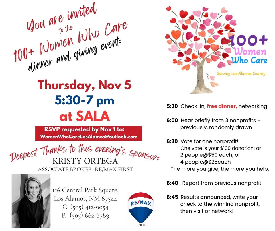 Next 100+ Women Who Care Dinner And Giving Event Is Thursday, Nov. 5 At SALA