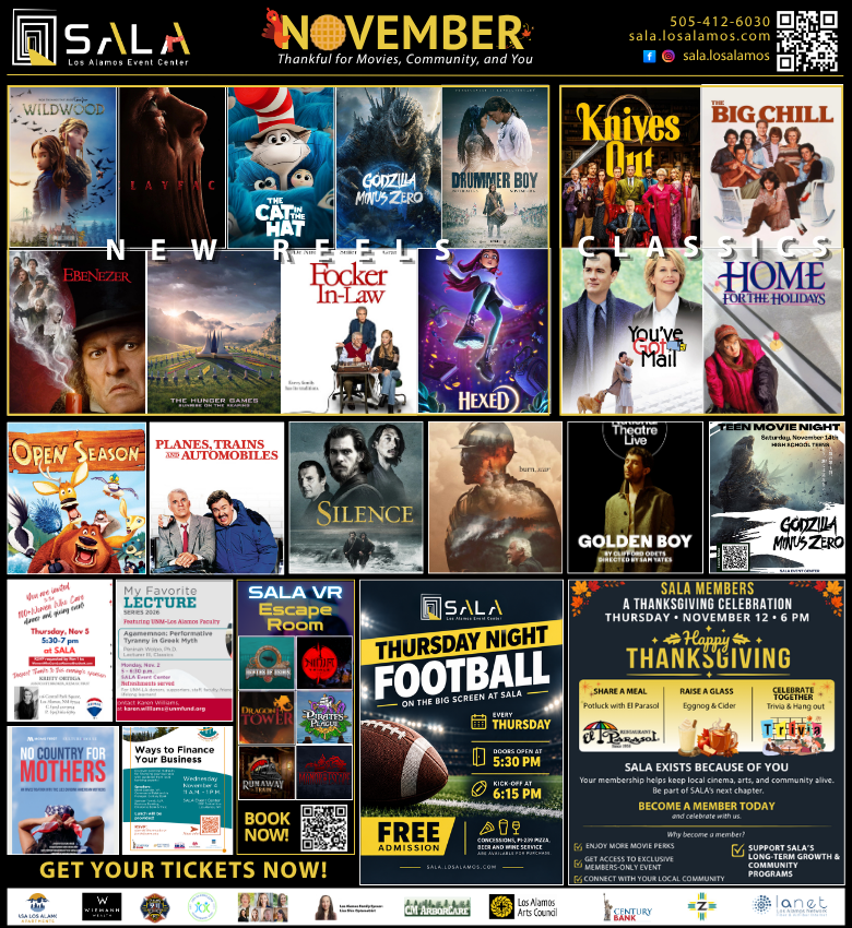 SALA Event Center Announces November 2026 Events And Community Highlights