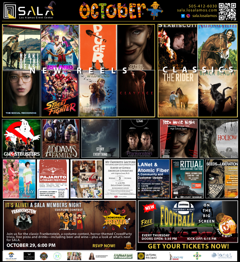 October At SALA: Movies, Halloween Fun, And Community Events