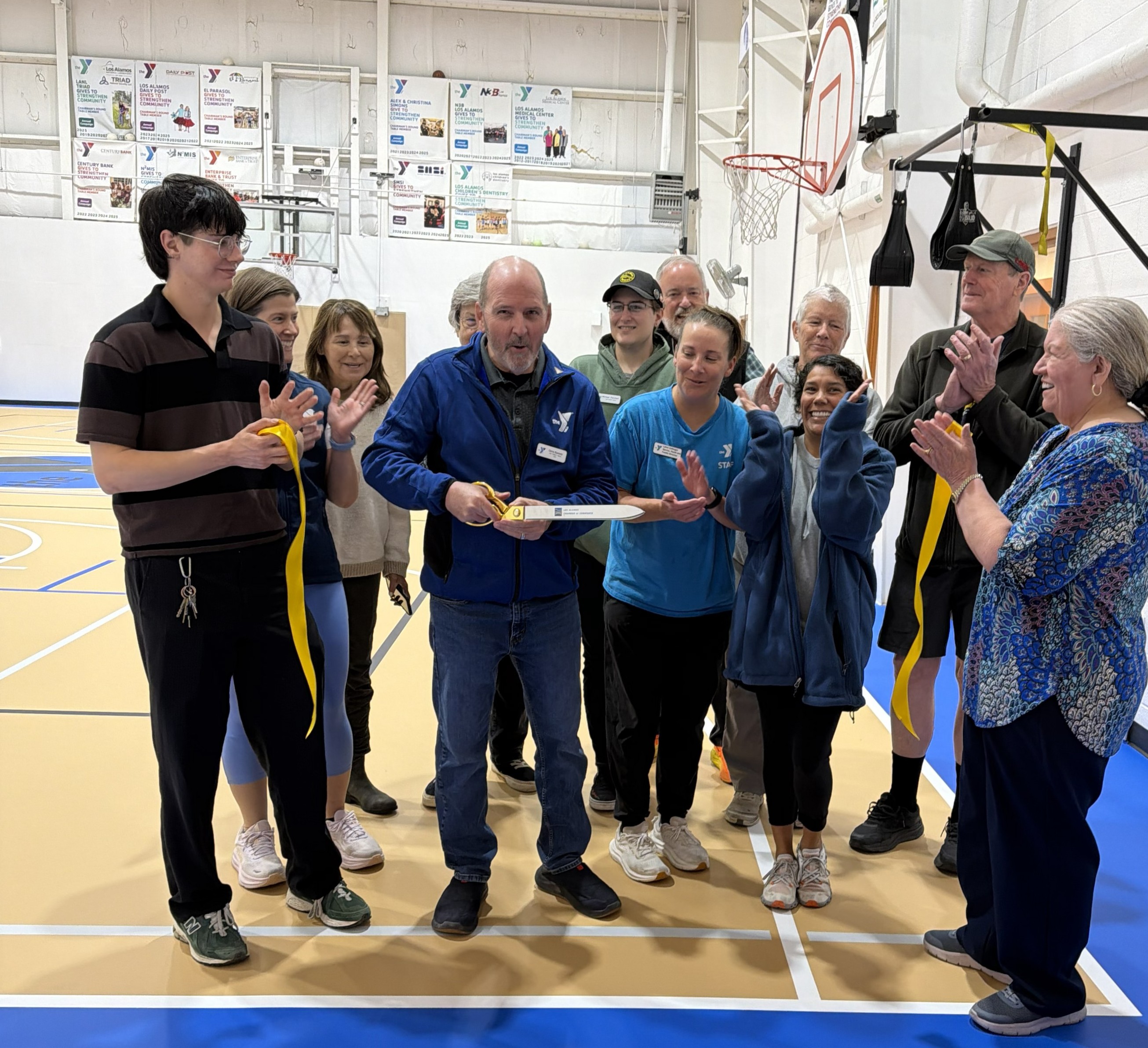 The Family YMCA Celebrates Grand Reopening Of Newly Renovated Gym Floor